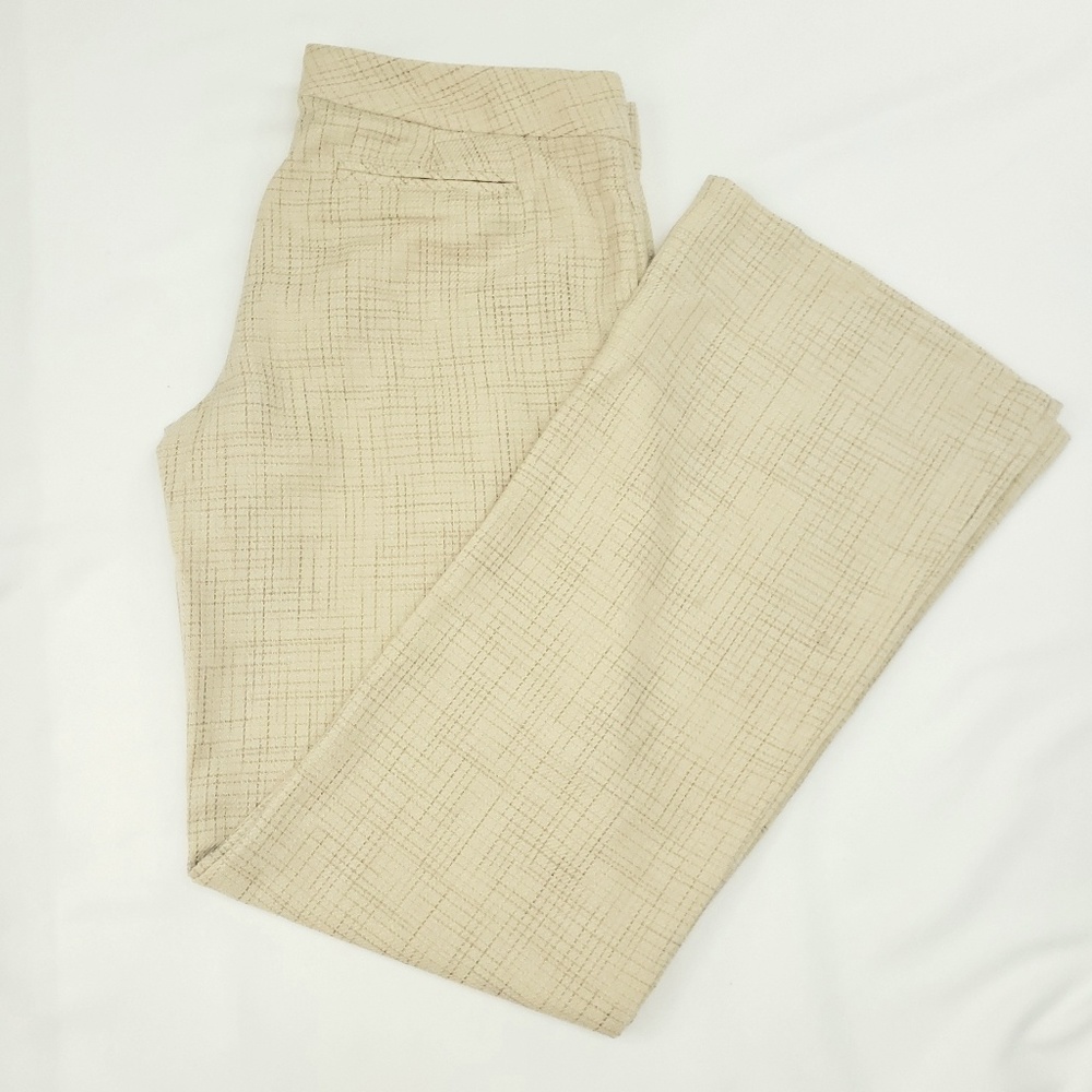 Zinc Pale Yellow Wide Leg Dress Pants Size